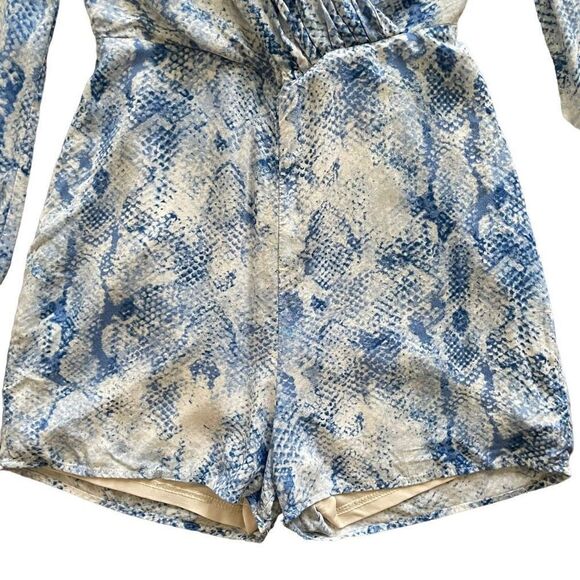 Ark & Co Romper Long Sleeve V Neck Size Small - Picture 3 of 8